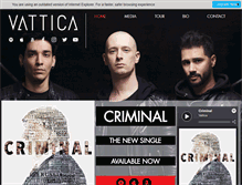 Tablet Screenshot of officialvattica.com